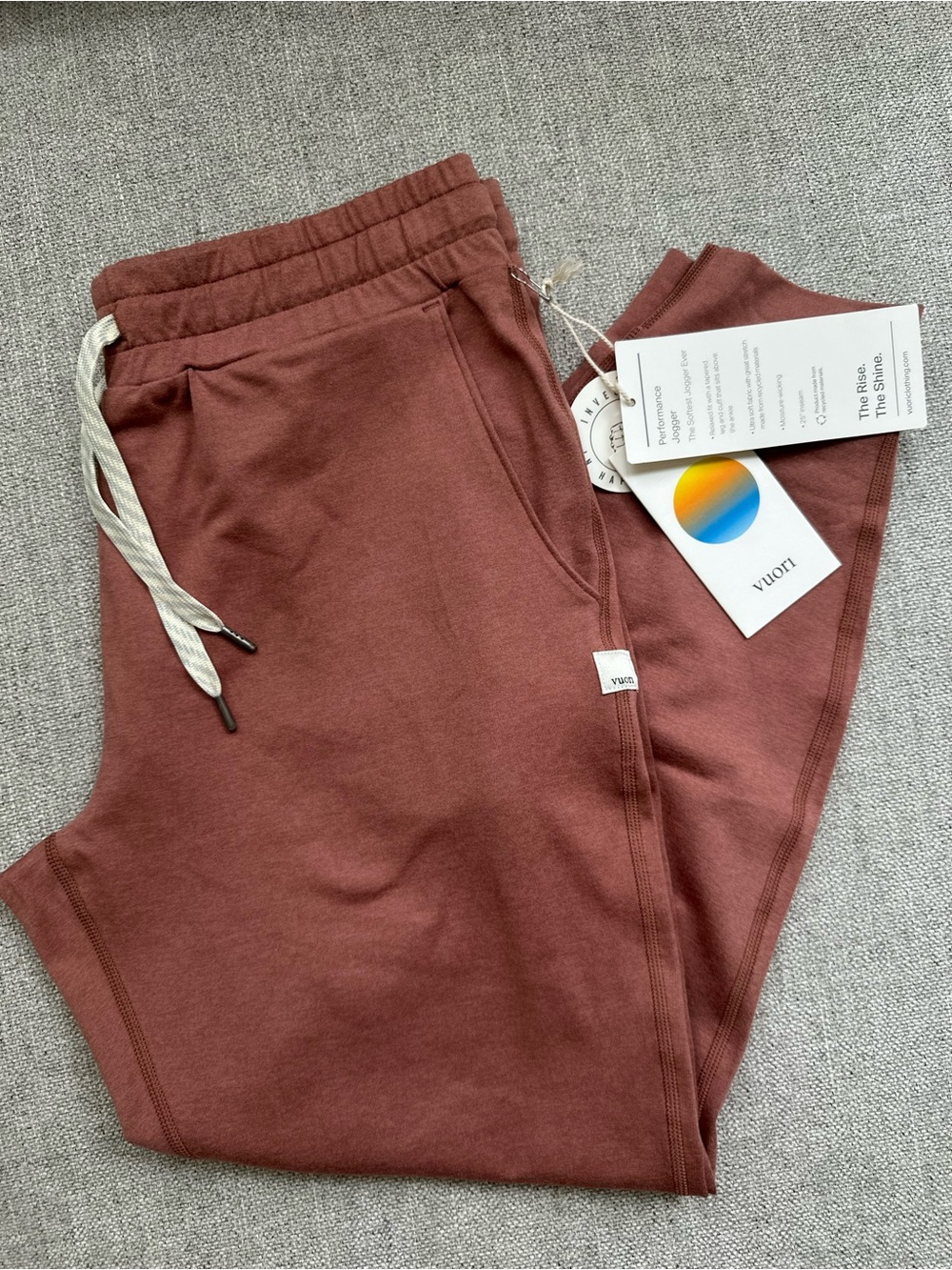 Vuori Performance Jogger Tamarind Heather